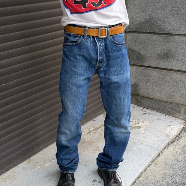 00s Levis 501 버튼플라이 33x34