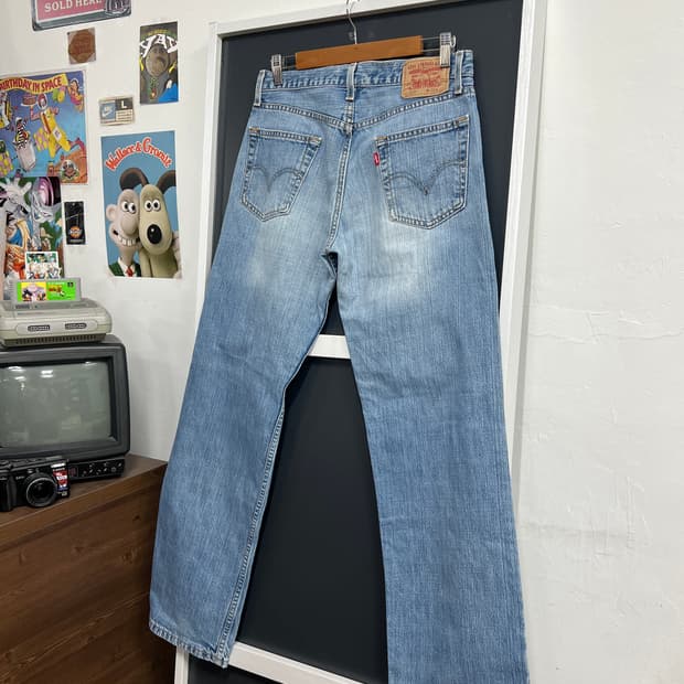 00s Levis 리바이스 529 로우 라이즈 스트레이트 데님 팬츠