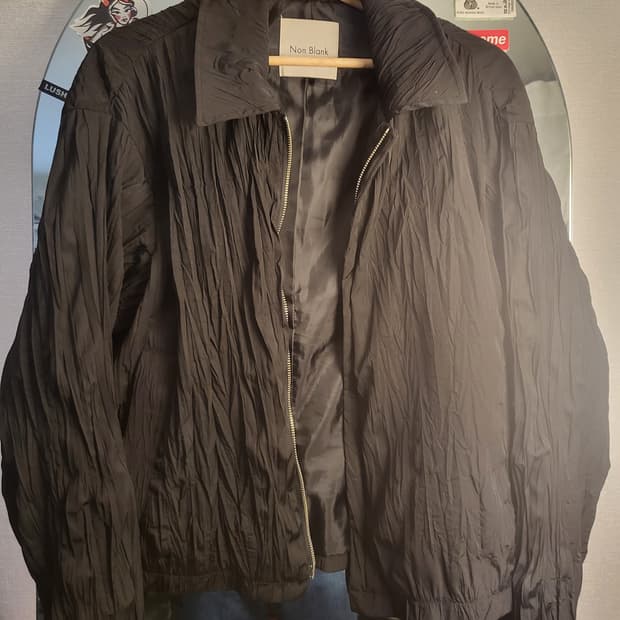 넌블랭크 블루종 집업