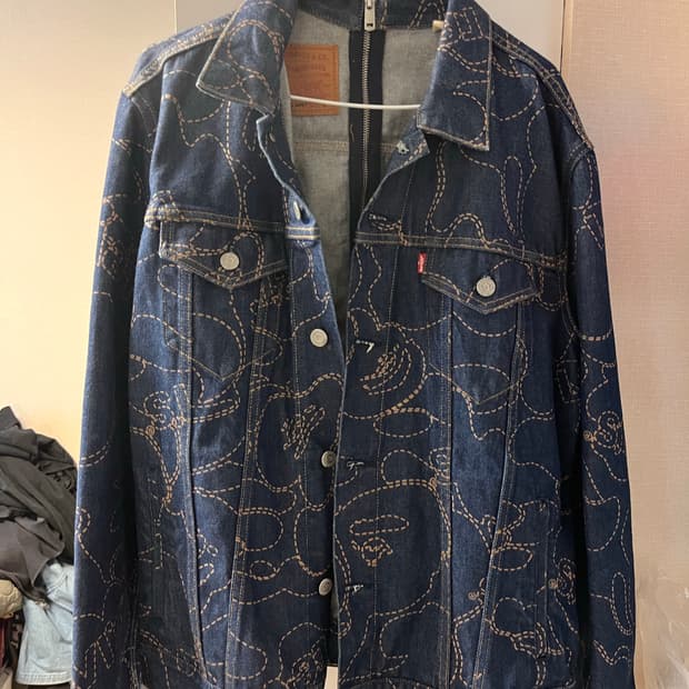 베이프 리바이스 자켓 (L사이즈)