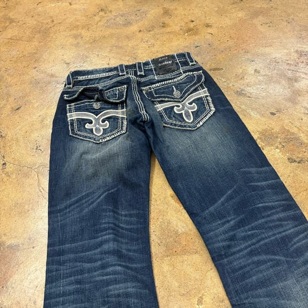 [정품/29] Rock Revival  데님 청바지 워싱 백로고 