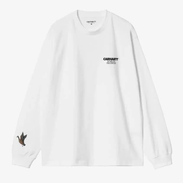 칼하트 WIP L/S DUCKS T-SHIRT 긴팔 덕스 티셔츠 롱슬리브