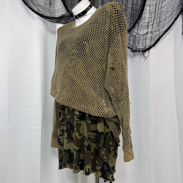 military detail knit