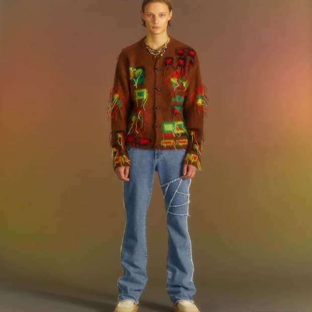 앤더슨벨 빌리지 인타르시아 가디건  xl