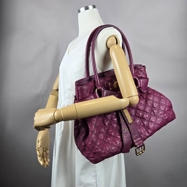 마크제이콥스 브루나 퀼팅 레더 램스킨 숄더백 가방 정품 Bruna bag