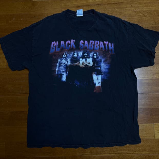 00s Black Sabbath 밴드티