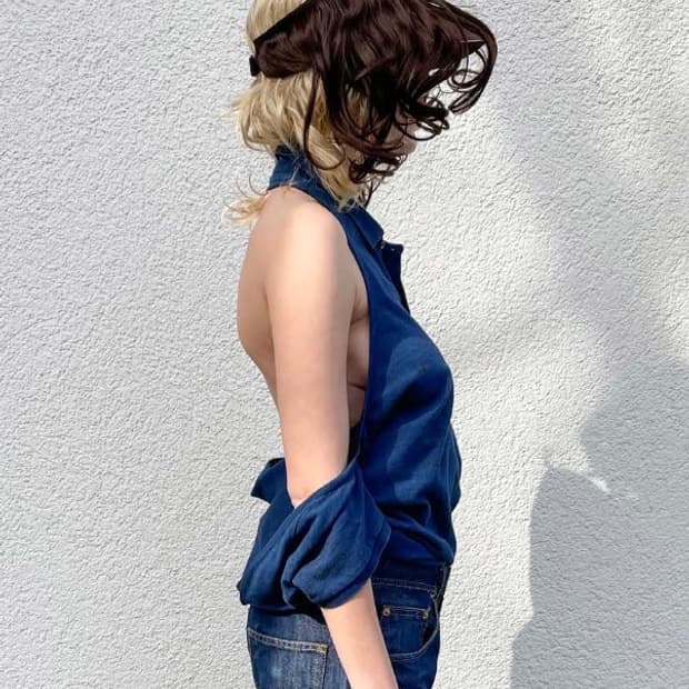 BLESS Nº68 Polo-oho / Navy Blue