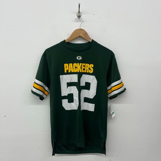 리복 NFL 그린베이 패커스 52번 레플리카 저지 남성S