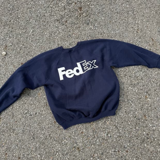 90s Fedex discus athletic usa 페덱스 스웻셔츠
