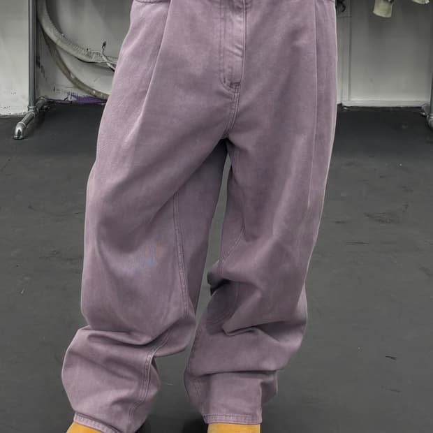 Tony Hwak 퍼플 데님팬츠