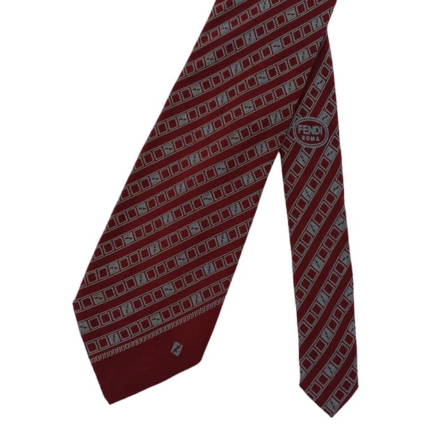 FENDI 펜디 실크 넥타이 [BCF10803_0004-121]