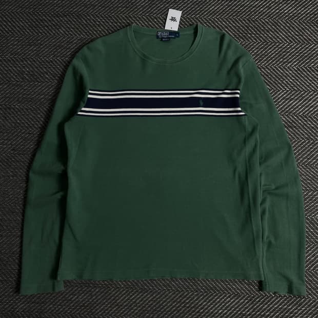 폴로 랄프로렌 포니 올드스쿨 박시핏 디테일 니트o 3667