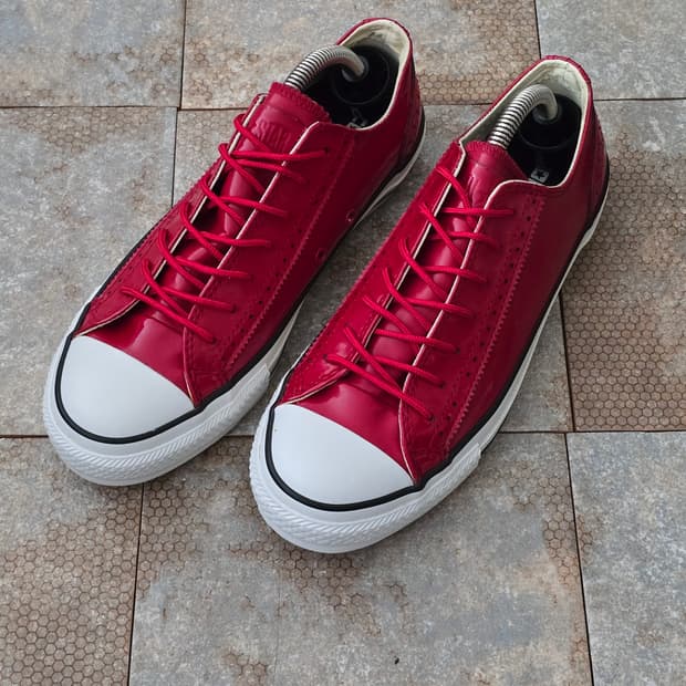 (245)컨버스 빈티지 올스타 시크 ox 레드 로우 