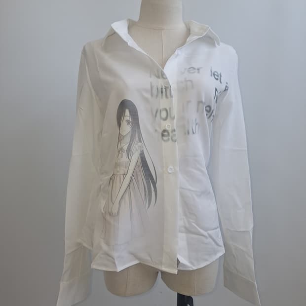 Ruin girl shirts 커스텀 셔츠 y2k 사이버코어 