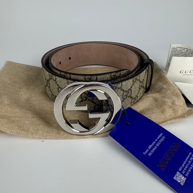 구찌 GG 수프림 벨트 (새 상품)