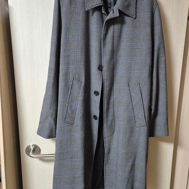 MNGU 엠엔지유  헤링본 코트  트렌치코트 스몰