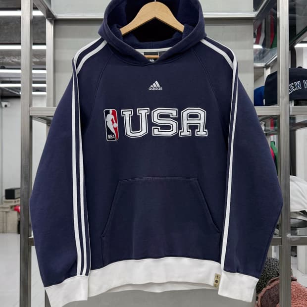 아디다스 00s USA NBA 스웻 후드티