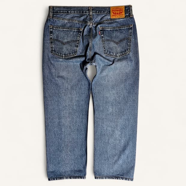 [36][리바이스]555™96 릴렉스 스트레이트 데님 미디엄인디고