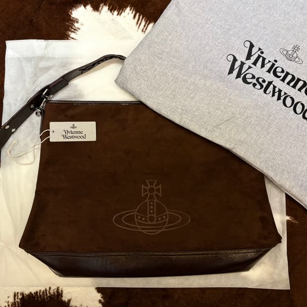 비비안웨스트우드 브라운 낸시 호보백 숄더백