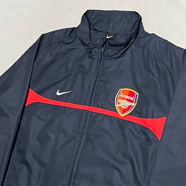 XL 나이키 아스날 네이비 미들라인 바람막이