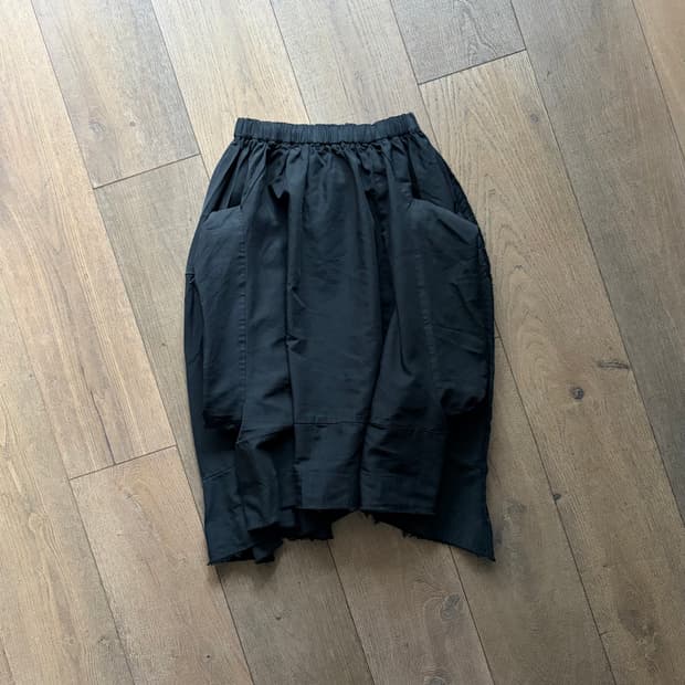 Transformed Hole Detail Volume Skirt