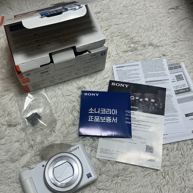 소니 zv-1 브이로그 카메라 화이트 풀세트