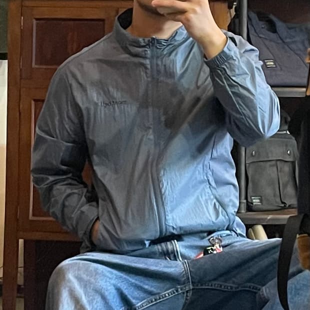 몽벨 나일론 경량 바람막이 L