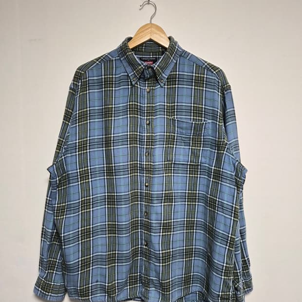 랭글러Wrangler 체크 셔츠 XL사이즈 - S418