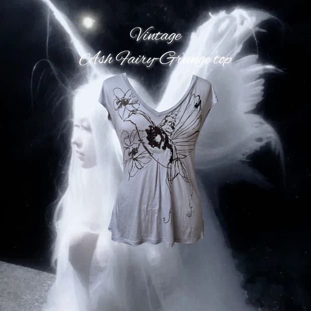 Vintage Ash Fairy-Grunge top