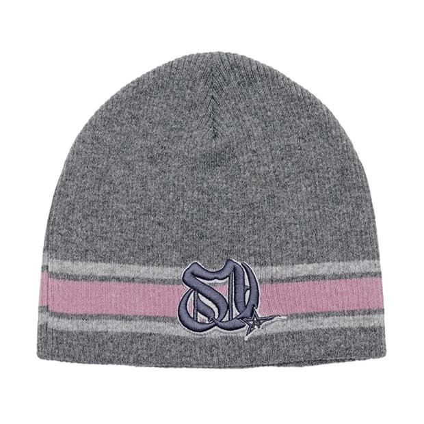 스컬프터 Stripe Beanie Melange Gray 비니 모자