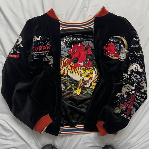 테드컴퍼니 리버시블 스카쟌 자켓