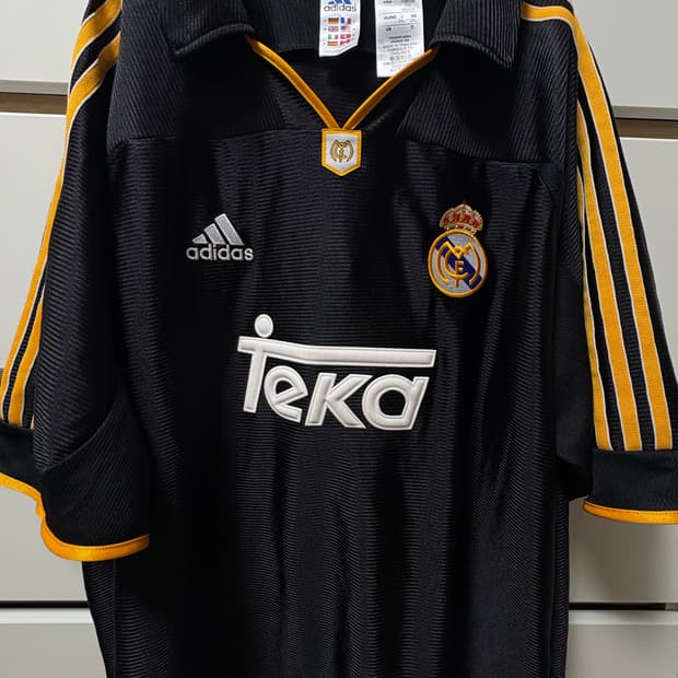 아디다스 레알 마드리드 99/00 어웨이 저지 블랙 - KR 사이즈
