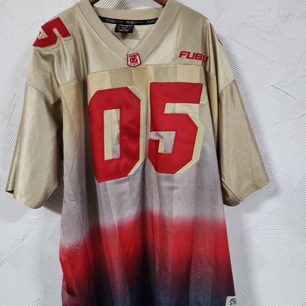 FUBU 05번 메쉬 져지반팔티