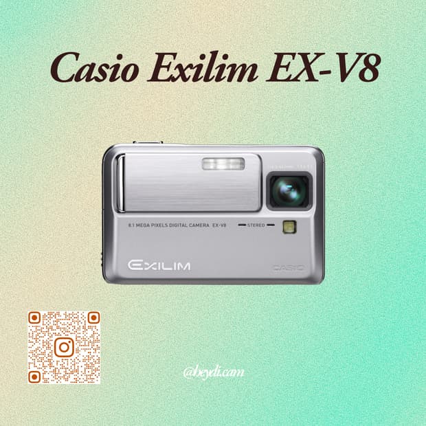 (작례O) Casio exilim EX-V8