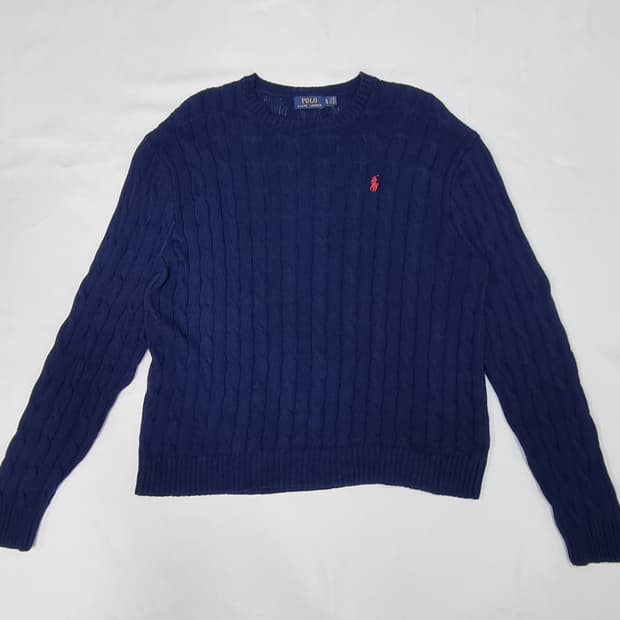 폴로랄프로렌 케이블 면 니트 XL _ 남성
