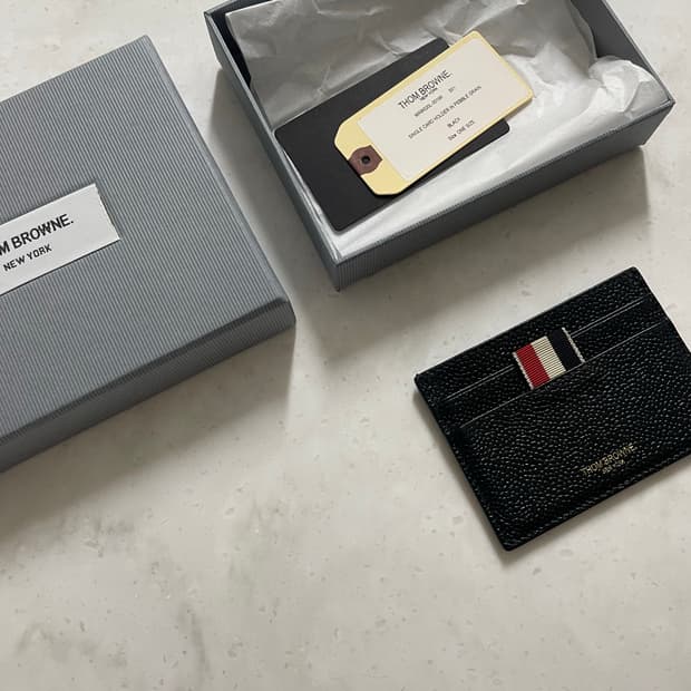 톰브라운 카드지갑 정품 풀구성