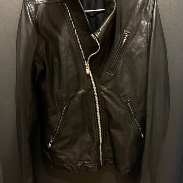 Rick Owens 11Aw Leather jacket