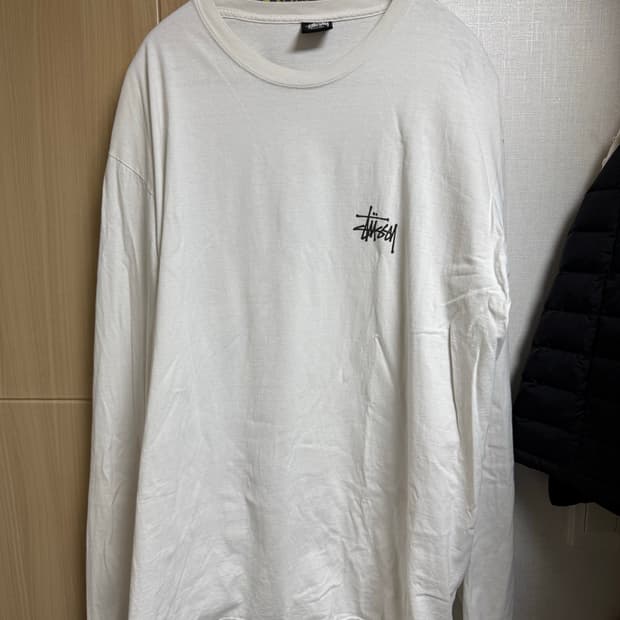 [XL] 스투시 베이직 롱슬리브 화이트