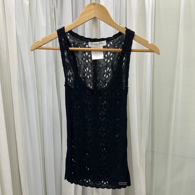 크리스찬디올 Dior 플라워 패턴 니트 나시 1505