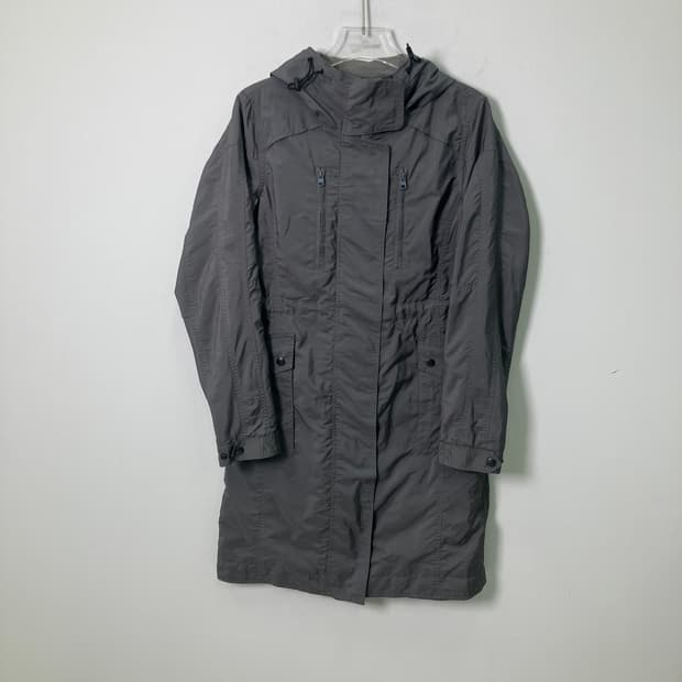 히스테릭 글래머 그레이 후드 롱 바람막이 