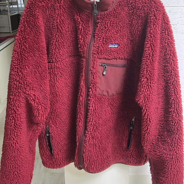 [XXL]파타고니아 딥파일 버건디 patagonia 