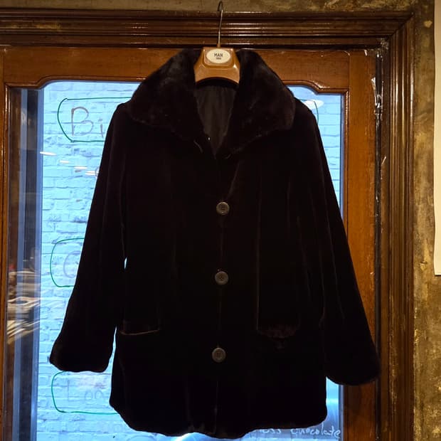 안나 마리아 밍크자켓