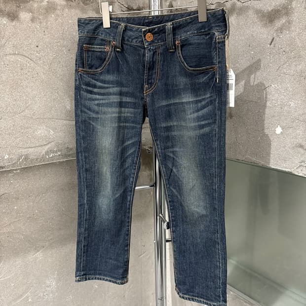리바이스 카프리 데님 팬츠