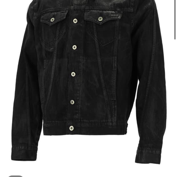 bordr waxed denim jacket(black), 보더 자켓