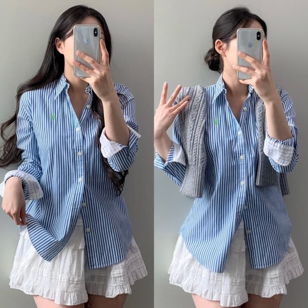 폴로 스트라이프 셔츠 