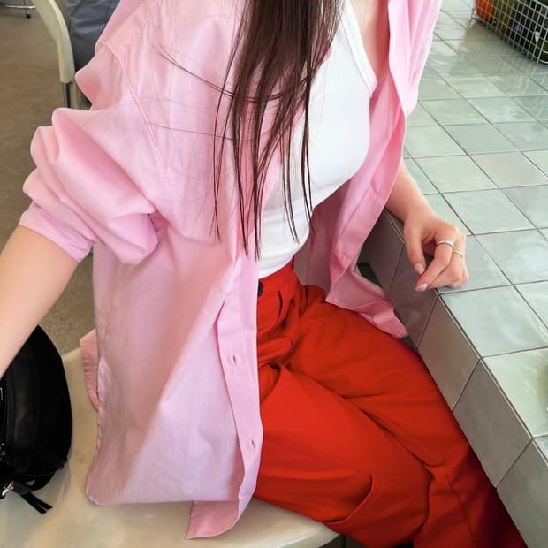 PPB Emily Stripe Shirt (Pink)