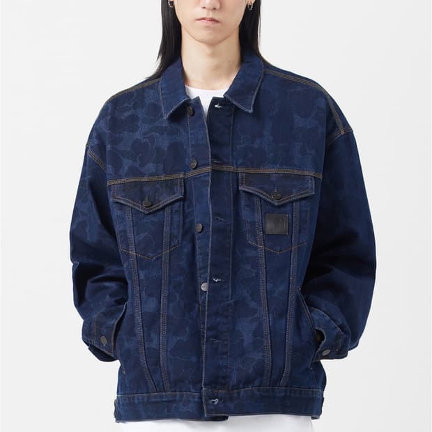 칼하트 카모 워시드 자켓