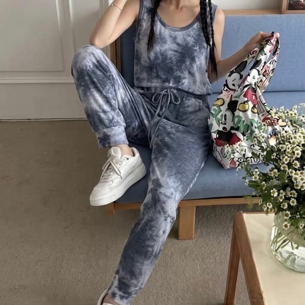 새상품 해외직구 점프수트 XL 프린팅 점프수트