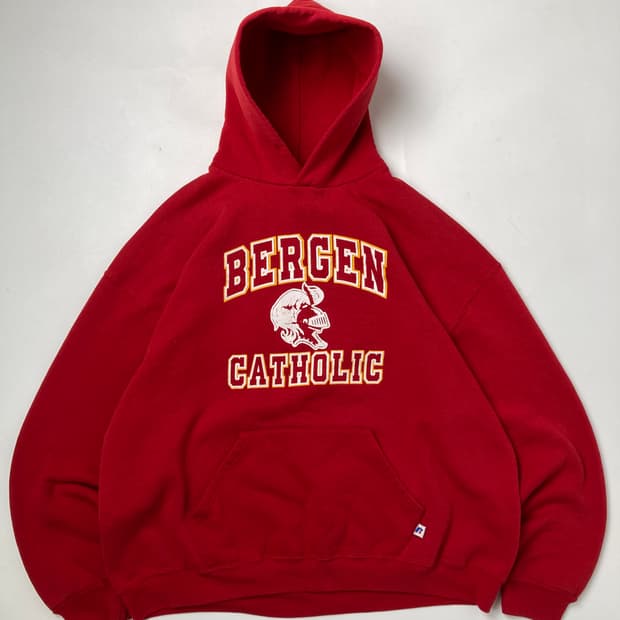 90s Russell Hoodie (red)