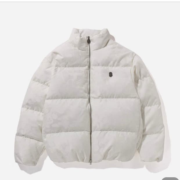 베이프 토날 솔리드 카모 푸퍼 다운 패딩 자켓 XL